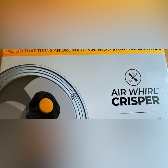 Air Whirl crisper Air Fryer Lid . tempered glass/stainless steel. - Picture 4 of 15